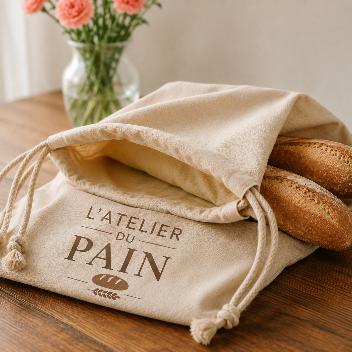 Sac à pain cire d’abeille